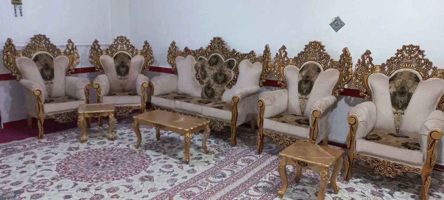 مبل سلطنتی|مبلمان خانگی و میز عسلی|ملکان, |دیوار