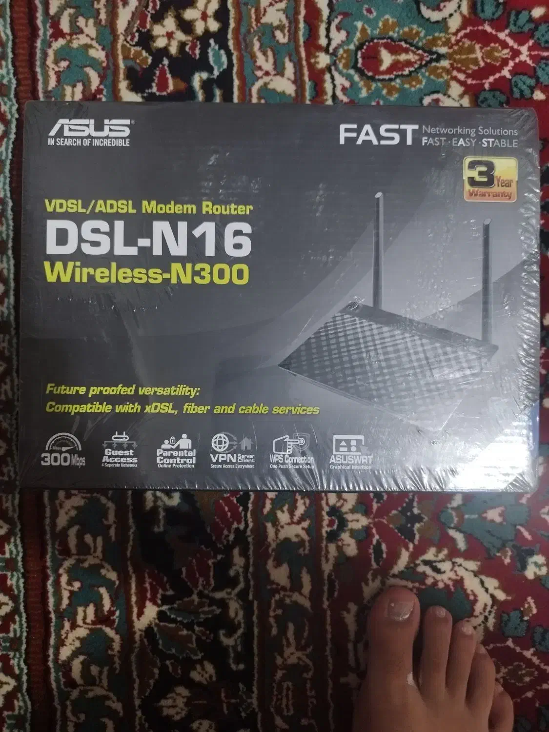 مودم N300 مارک ASUS|مودم و تجهیزات شبکه|اصفهان, منتظرالمهدی|دیوار