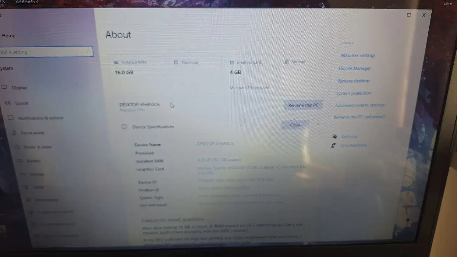 لپتاب Dell 7710 مخصوص رندرینگ و گیمینگ|رایانه همراه|تهران, جنتآباد شمالی|دیوار