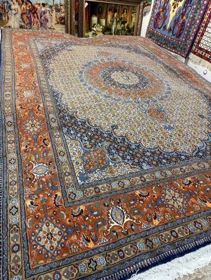 فرش ۹ متری آکبند گل ابریشم|فرش|تهران, شهرک مخابرات|دیوار