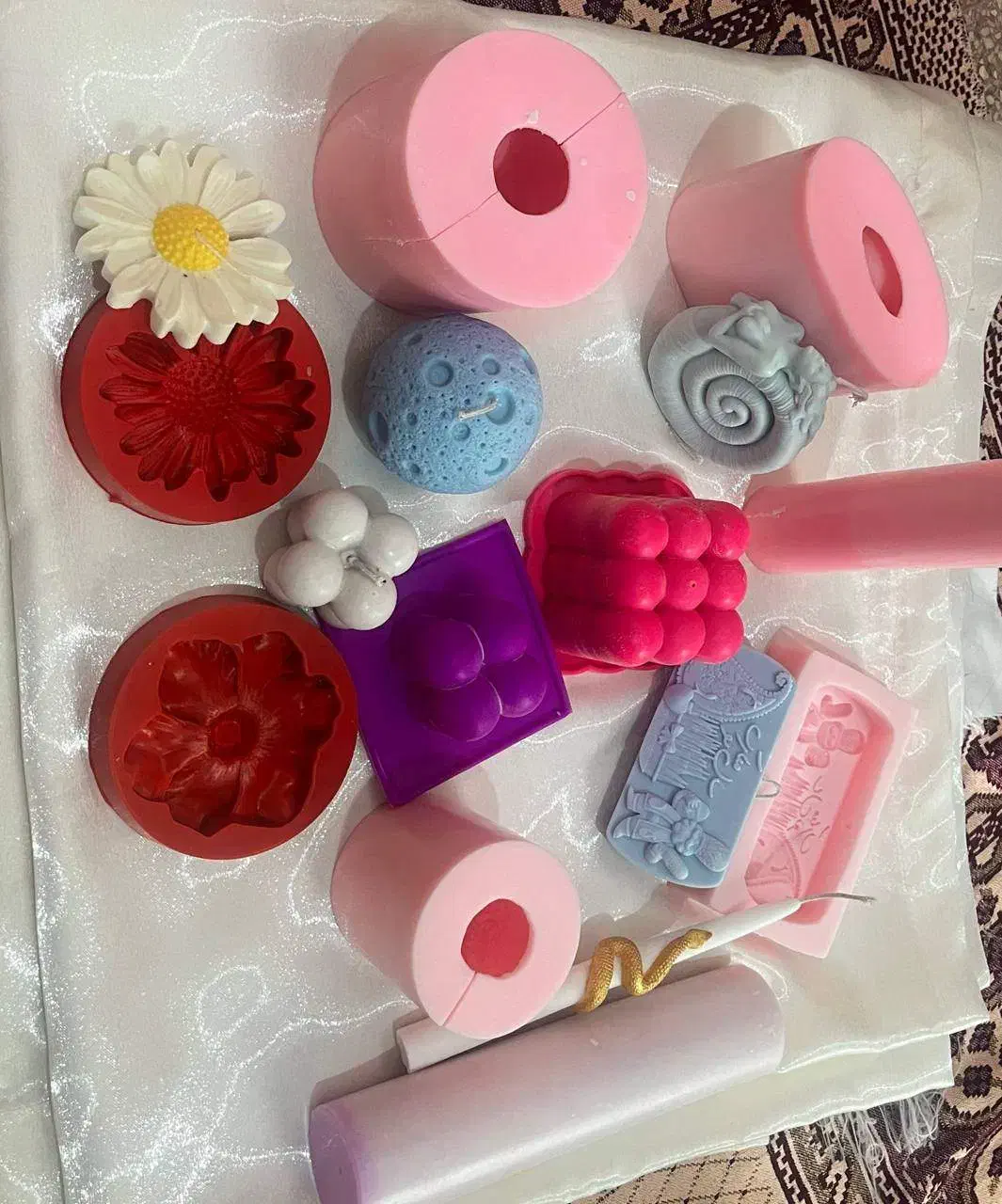 لوازم شمع سازی|صنایع دستی و سایر لوازم تزئینی|شهمیرزاد, |دیوار