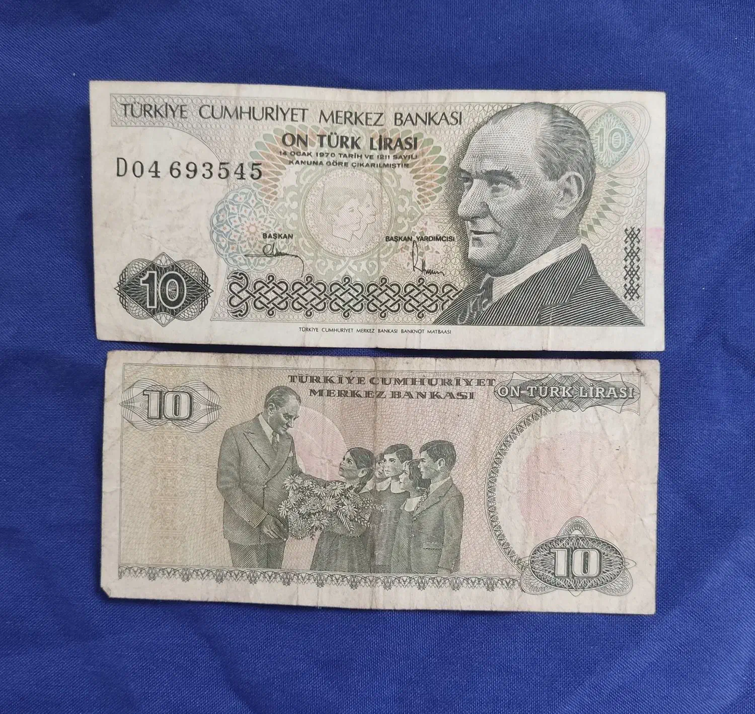 اسکناس زیبای ۱۰ لیر ترکیه کلکسیونی|کلکسیون سکه، تمبر، اسکناس|شیراز, فرهنگ شهر|دیوار