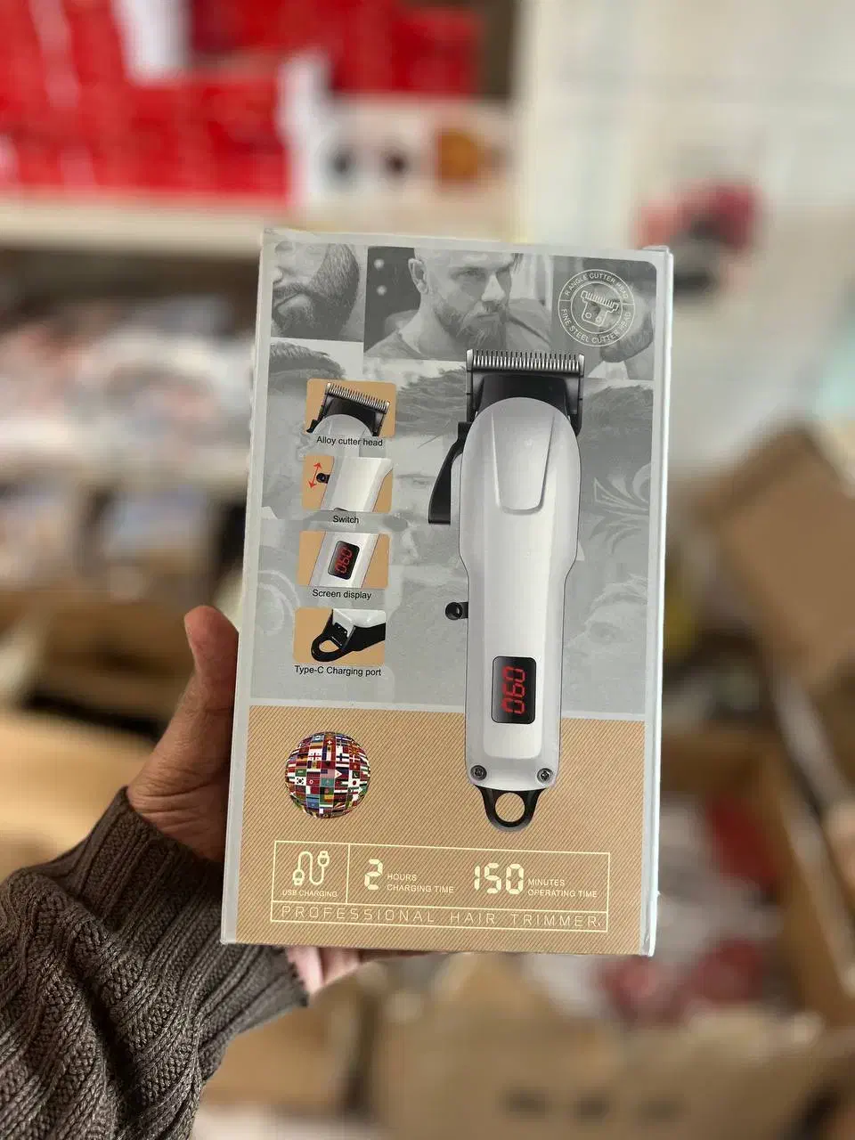 ریش تراش شارژی حرفه ای دیجیتال Professional|آرایشی، بهداشتی، درمانی|شیراز, بازار|دیوار