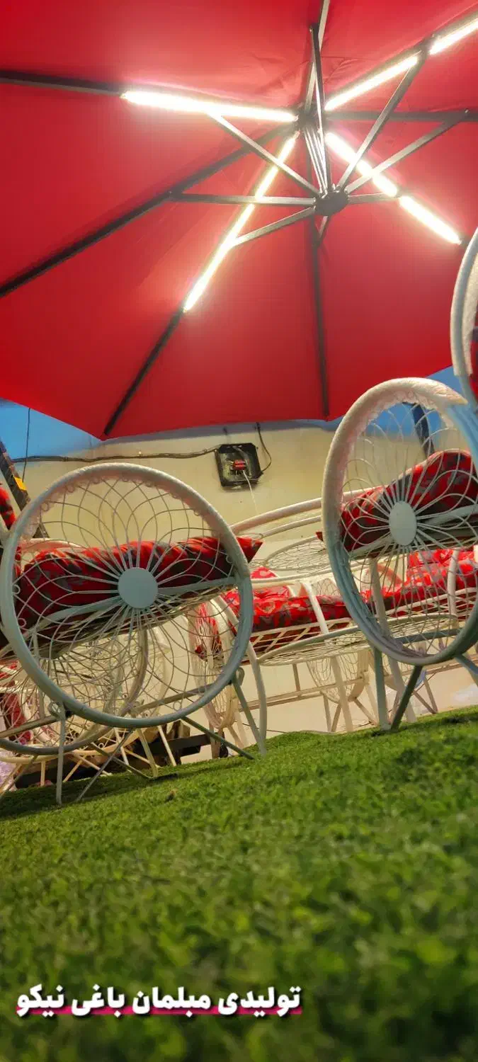 میز صندلی باغی/ مدل گلبرگ سنگین/ست ۶ نفره و ۴ نفره|صندلی و نیمکت|نوشهر, |دیوار