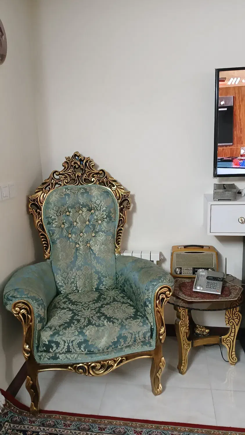 مبل سلطنتی استیل|مبلمان خانگی و میز عسلی|تهران, وحیدیه|دیوار