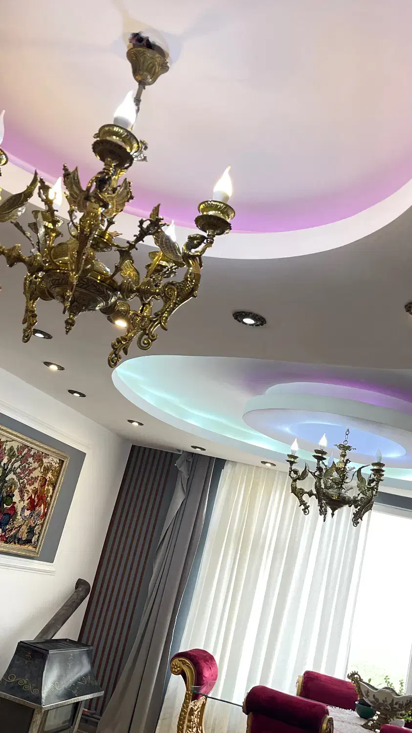 ۲ عدد لوستر برنز فرشته پنج شاخه|لوستر و چراغ آویز|هشتگرد, شهرک اداری|دیوار