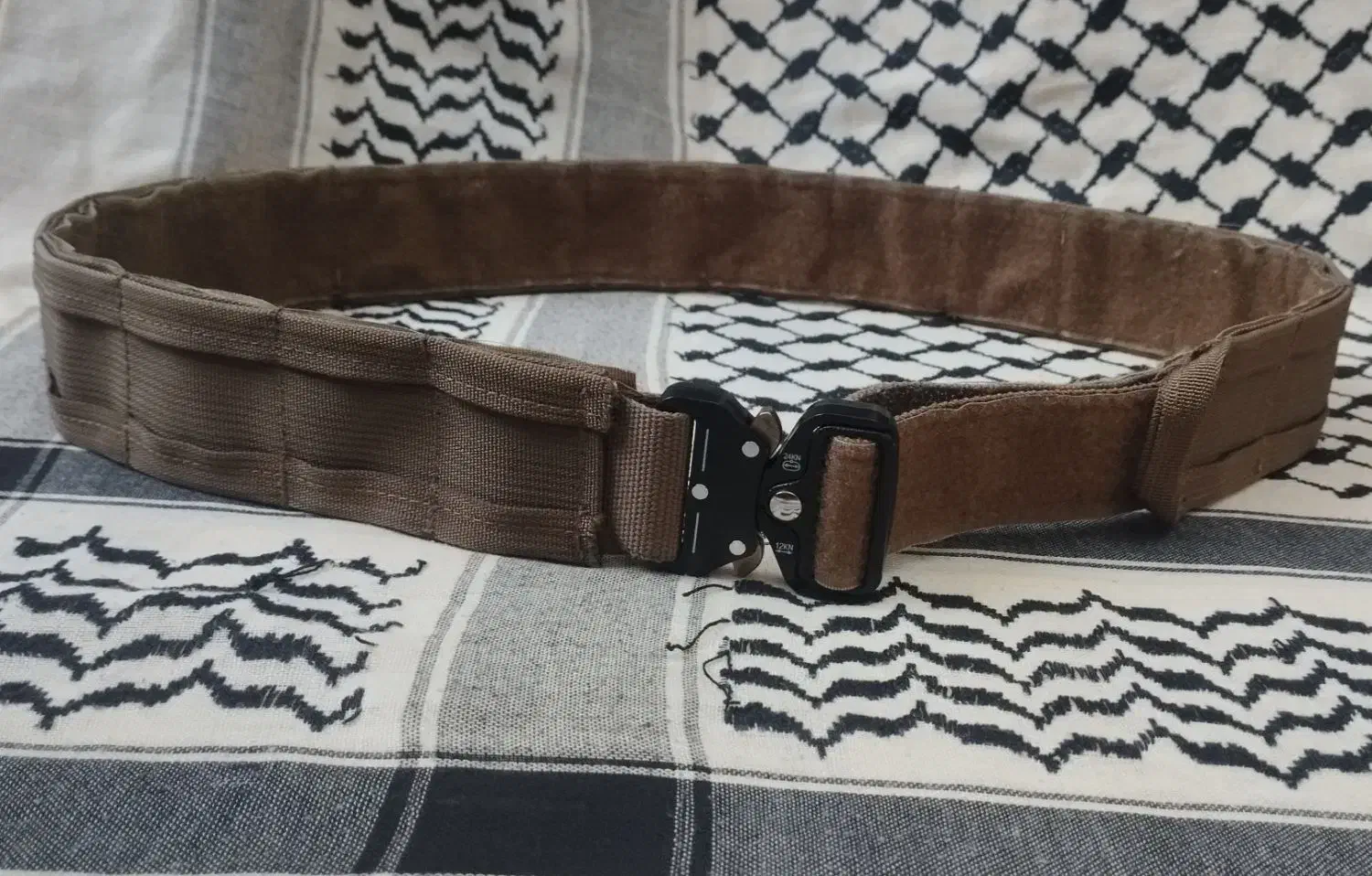 کمربند تجهیزات نظامی تاکتیکال شهری دو پوسته خاکی|کیف، کفش، کمربند|ارومیه, |دیوار