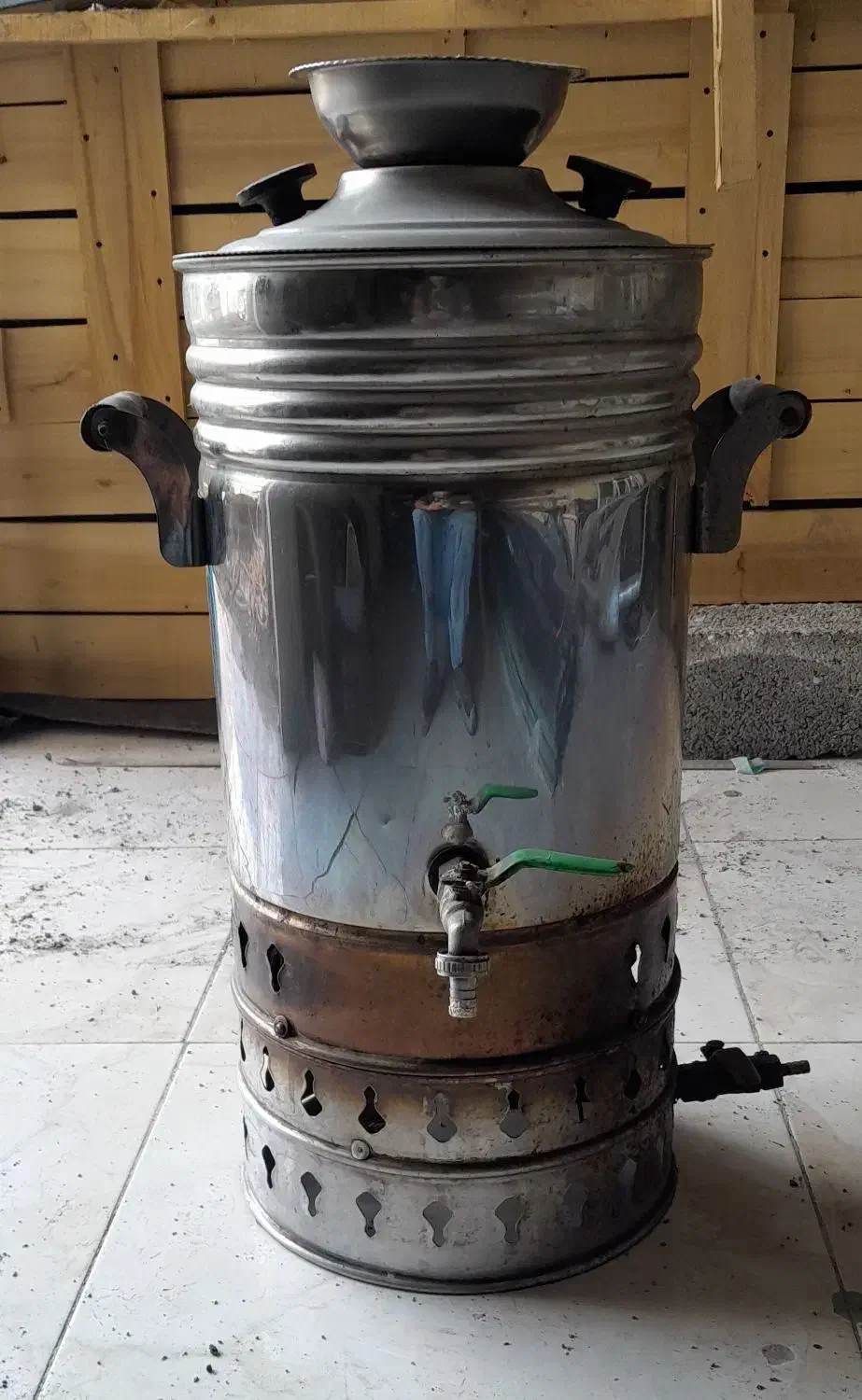 سماور استیل ۲۰ لیتری|سماور، چای‌ساز، قهوه‌ساز|لاهیجان, لیالستان|دیوار