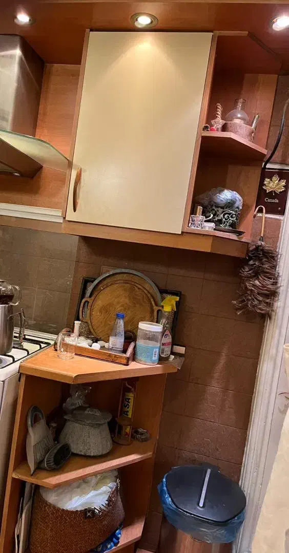 کابینت دست دوم درحد نو ۱۲ متر کرم قهوه ای|مصالح و تجهیزات ساختمان|تهران, زعفرانیه|دیوار