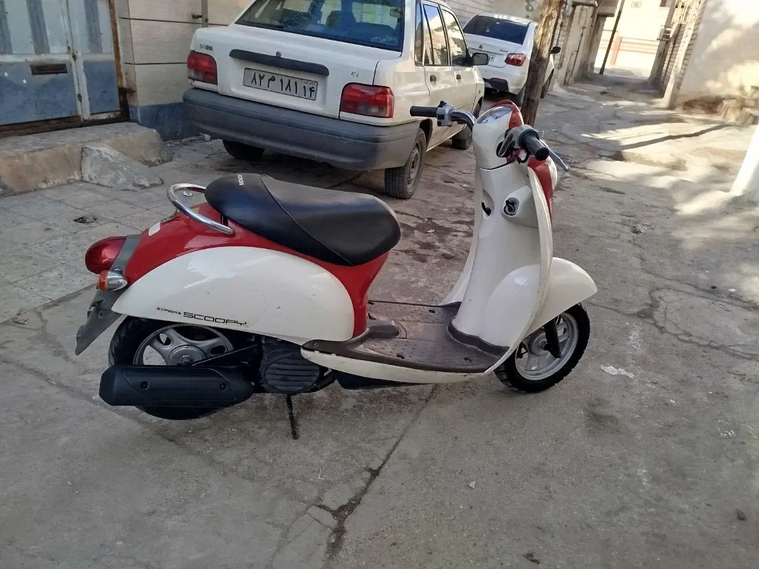 پاکشتی اسکوپی|موتورسیکلت|اهواز, زندوکیلی|دیوار