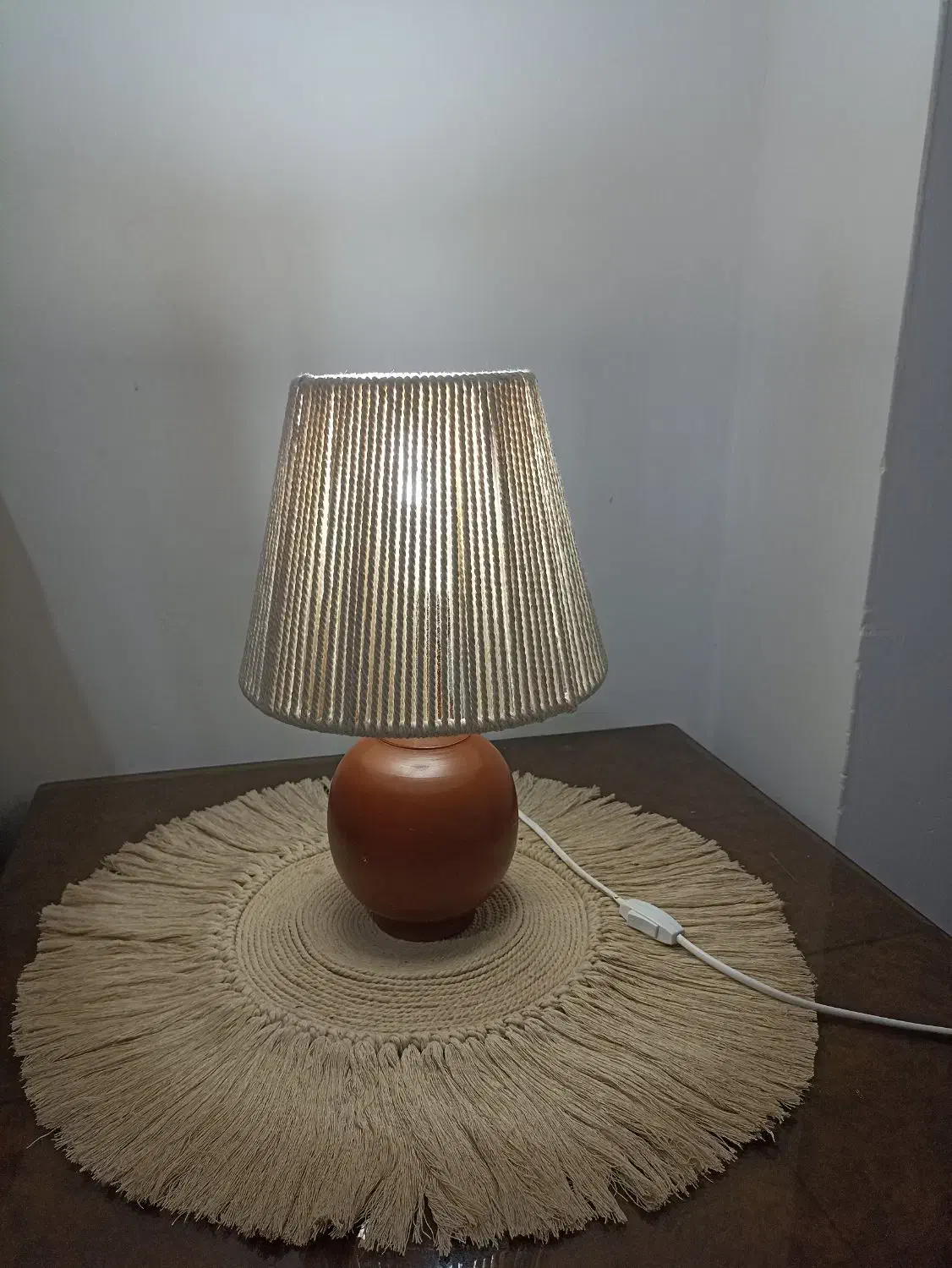 آباژور مکرومه|چراغ خواب و آباژور|لاهیجان, کوی خزر|دیوار