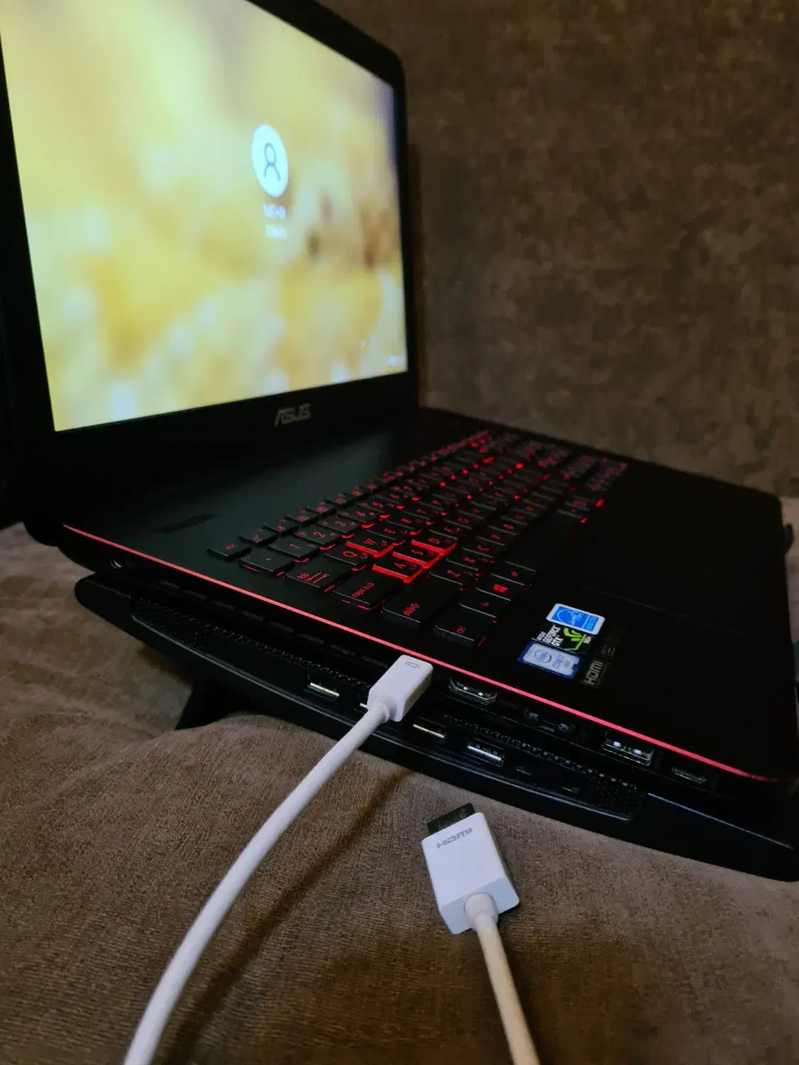 لپتاب ایسوس گیمینگ رم ۳۲ صفحه 4k و هارد یک ترا|رایانه همراه|تهران, نارمک جنوبی|دیوار