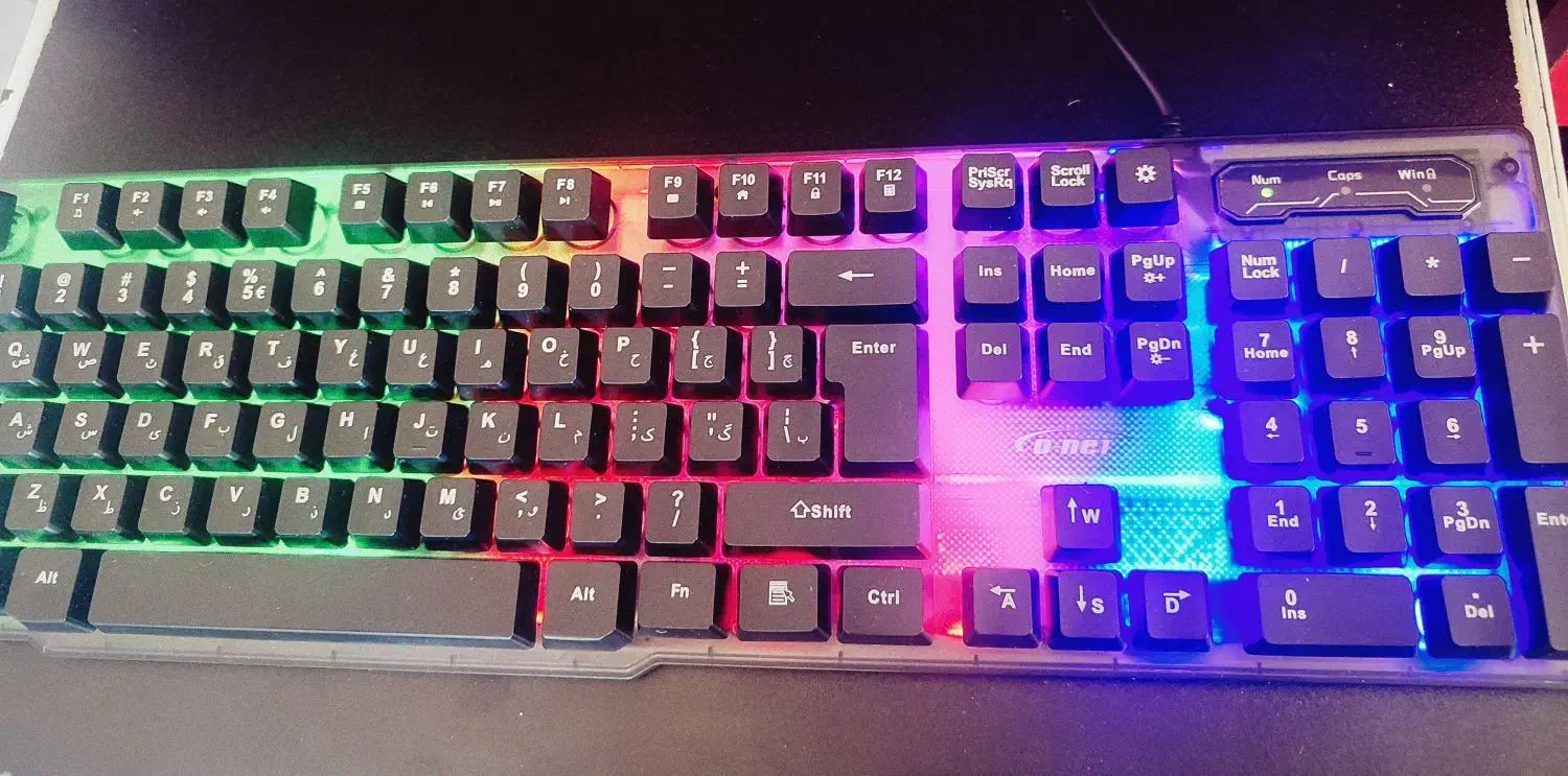 کیبورد حرفه ای گیمینگ d net|قطعات و لوازم جانبی رایانه|بانه, |دیوار