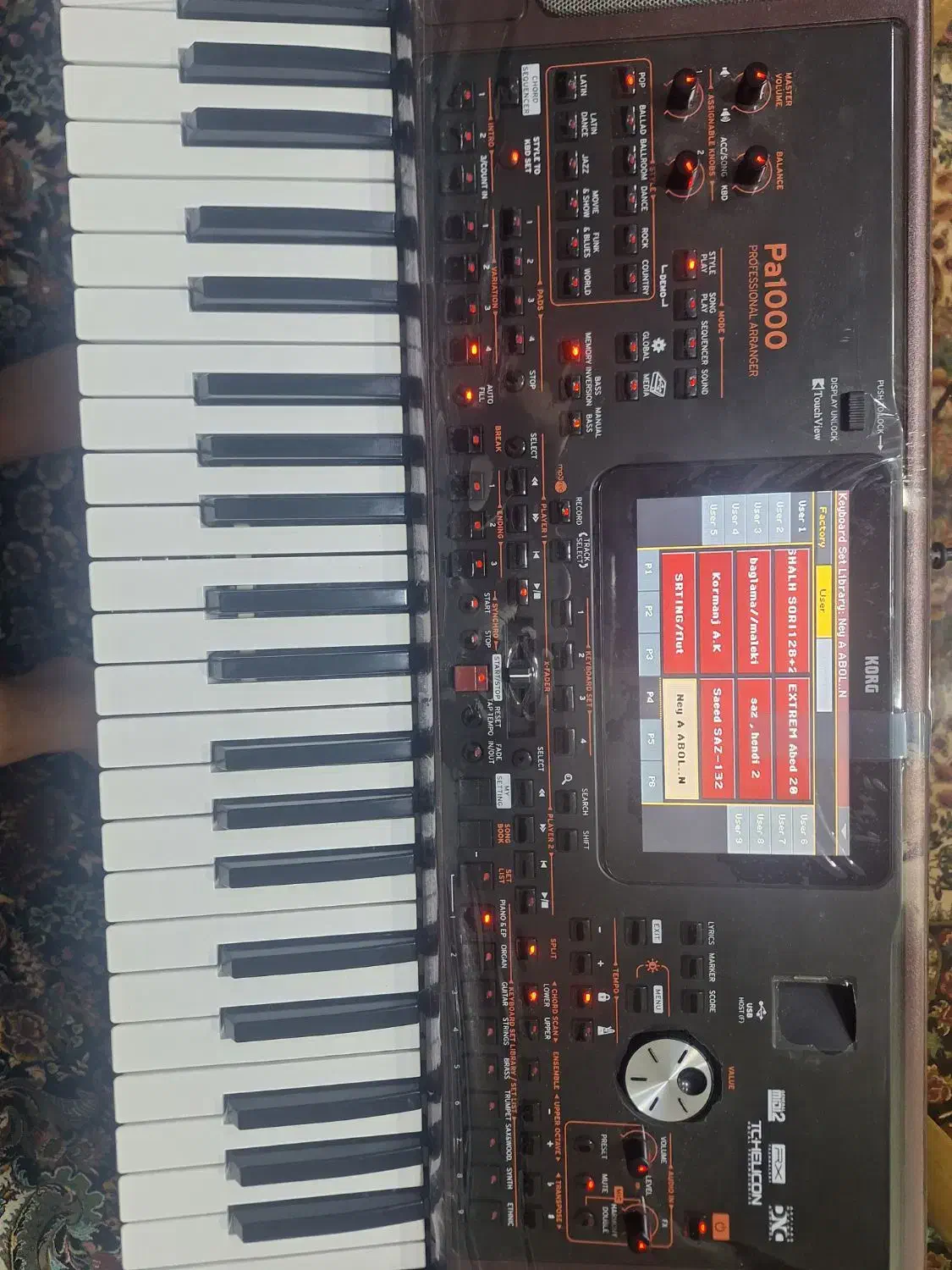 کیبورد کرگ Pa1000 صفر|پیانو، کیبورد، آکاردئون|سیرجان, |دیوار