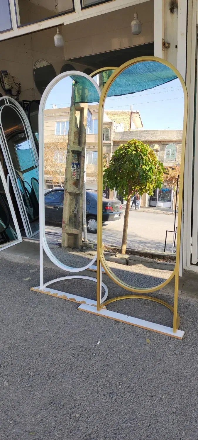 آینه پایه گرد و پایه مستطیل و...|آینه|ارومیه, |دیوار