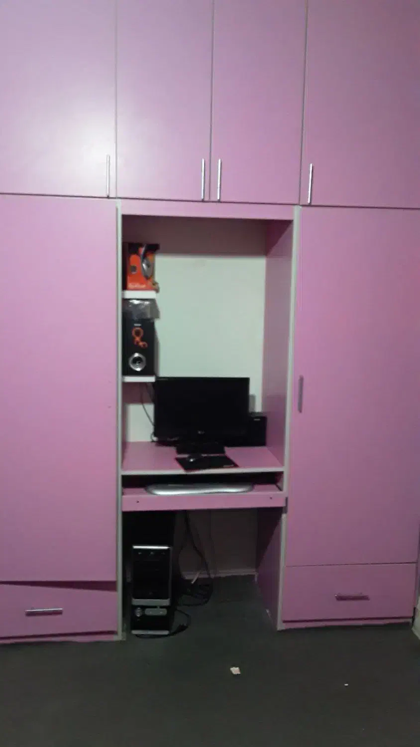 کمد دیواری ملامین ۲مترو ۷ سانت در۲متر و هفتاد|جاکفشی، کمد، دراور|گلبهار, شهر جدید گلبهار|دیوار