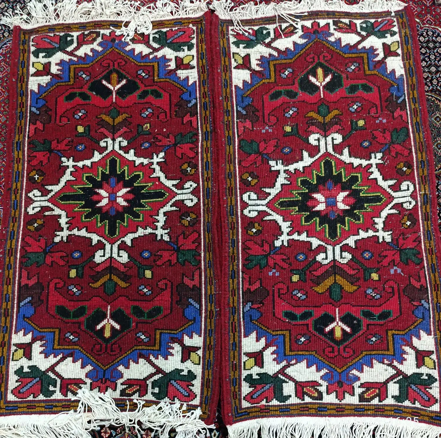 یک جفت فرش یک متری|فرش|اهر, |دیوار