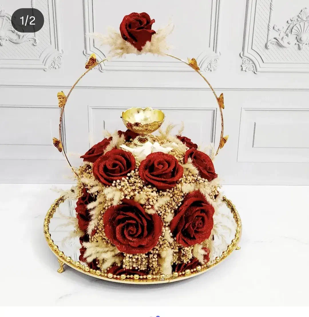 سینی حنای عروس|صنایع دستی و سایر لوازم تزئینی|نجفآباد, جلال آباد|دیوار