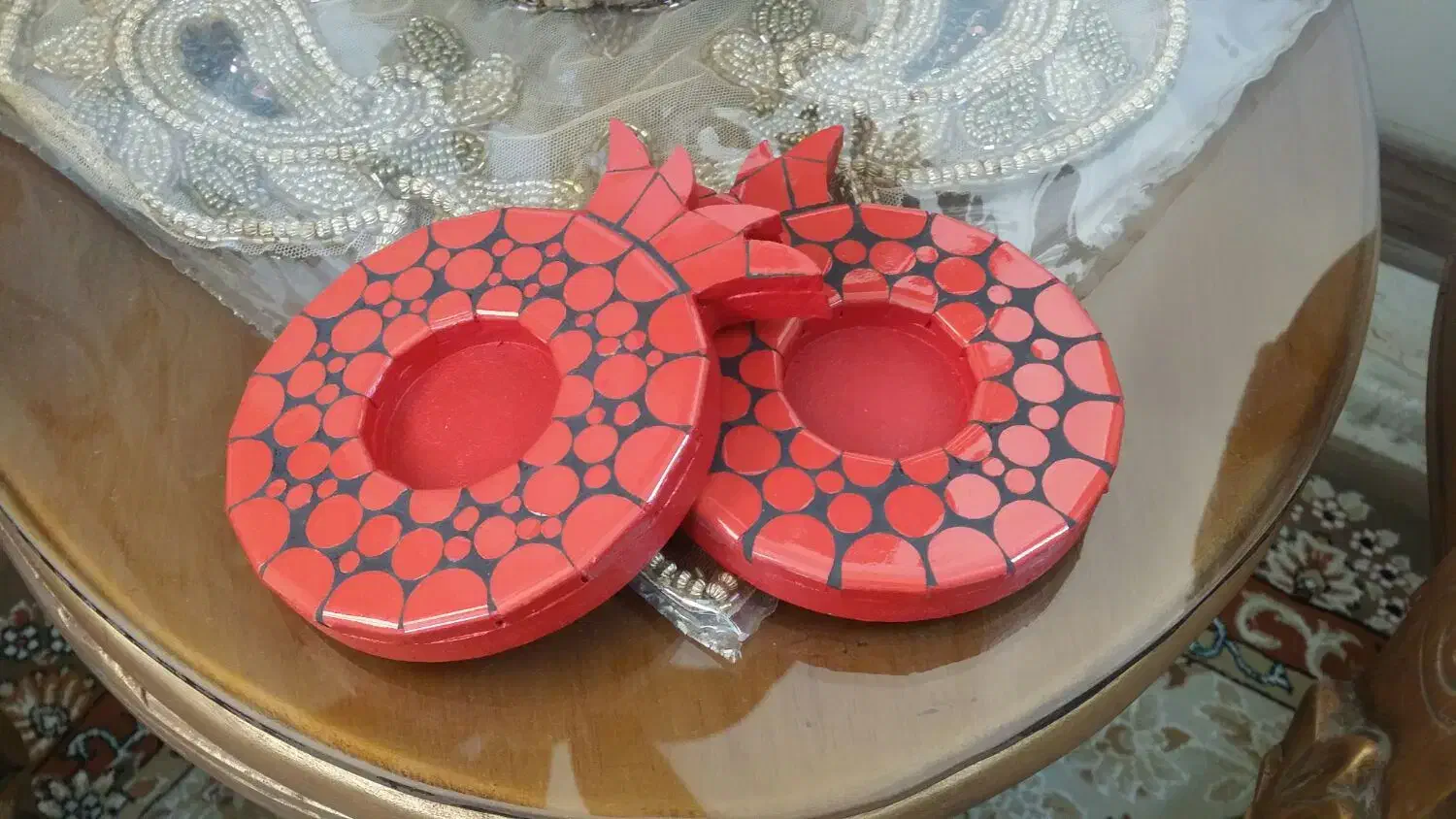 جا شمعی زیر لیوانی|صنایع دستی و سایر لوازم تزئینی|قم, انسجام|دیوار