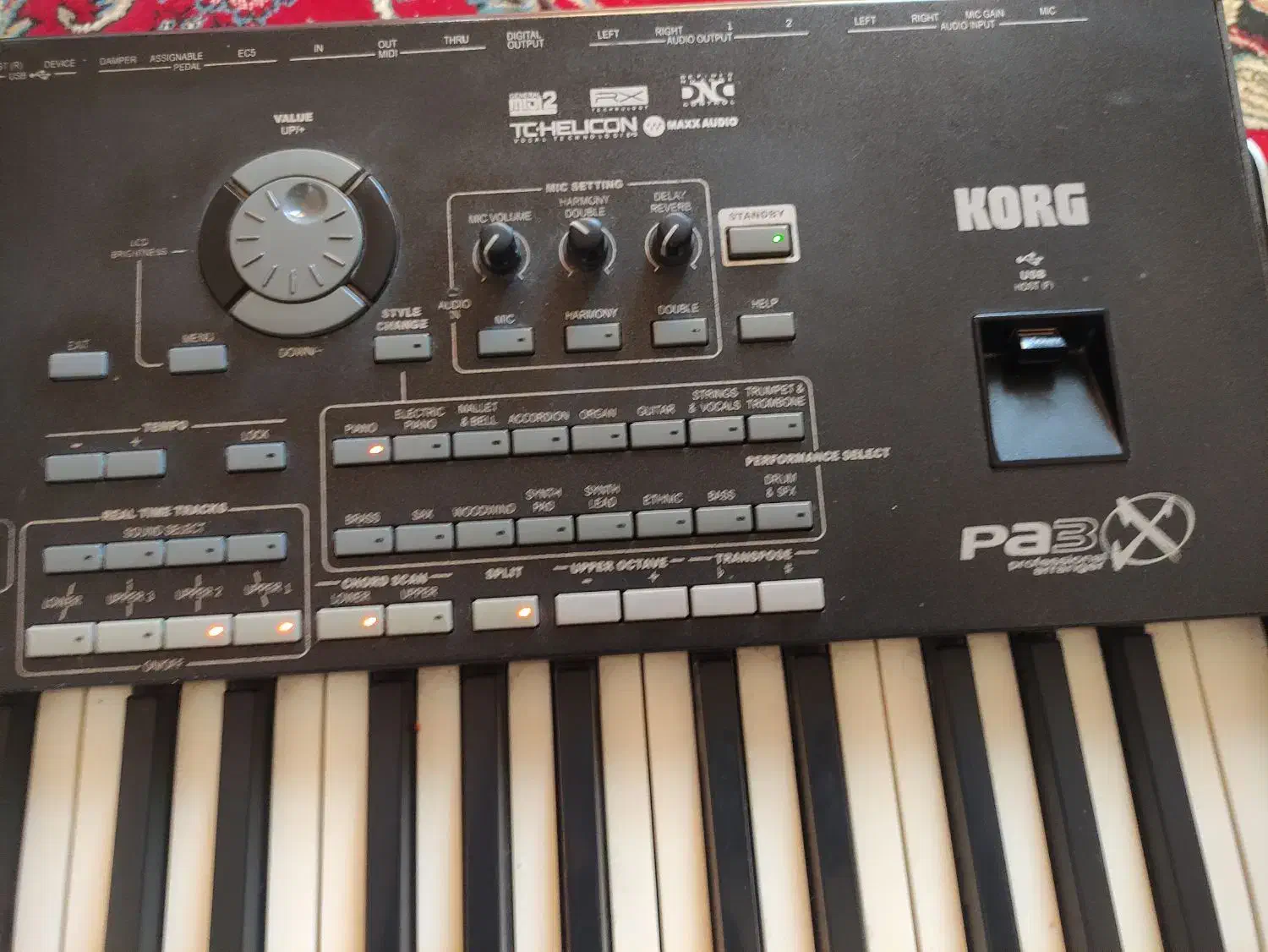 ارگ Pa3x فروشی|پیانو، کیبورد، آکاردئون|کبودرآهنگ, |دیوار