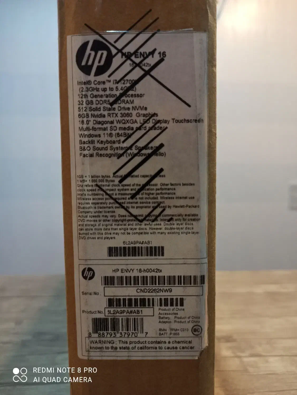 لپ‌تاپ اچ‌پی ۱۶ اینچی مدل HP ENVY 16|رایانه همراه|تهران, زیبادشت|دیوار