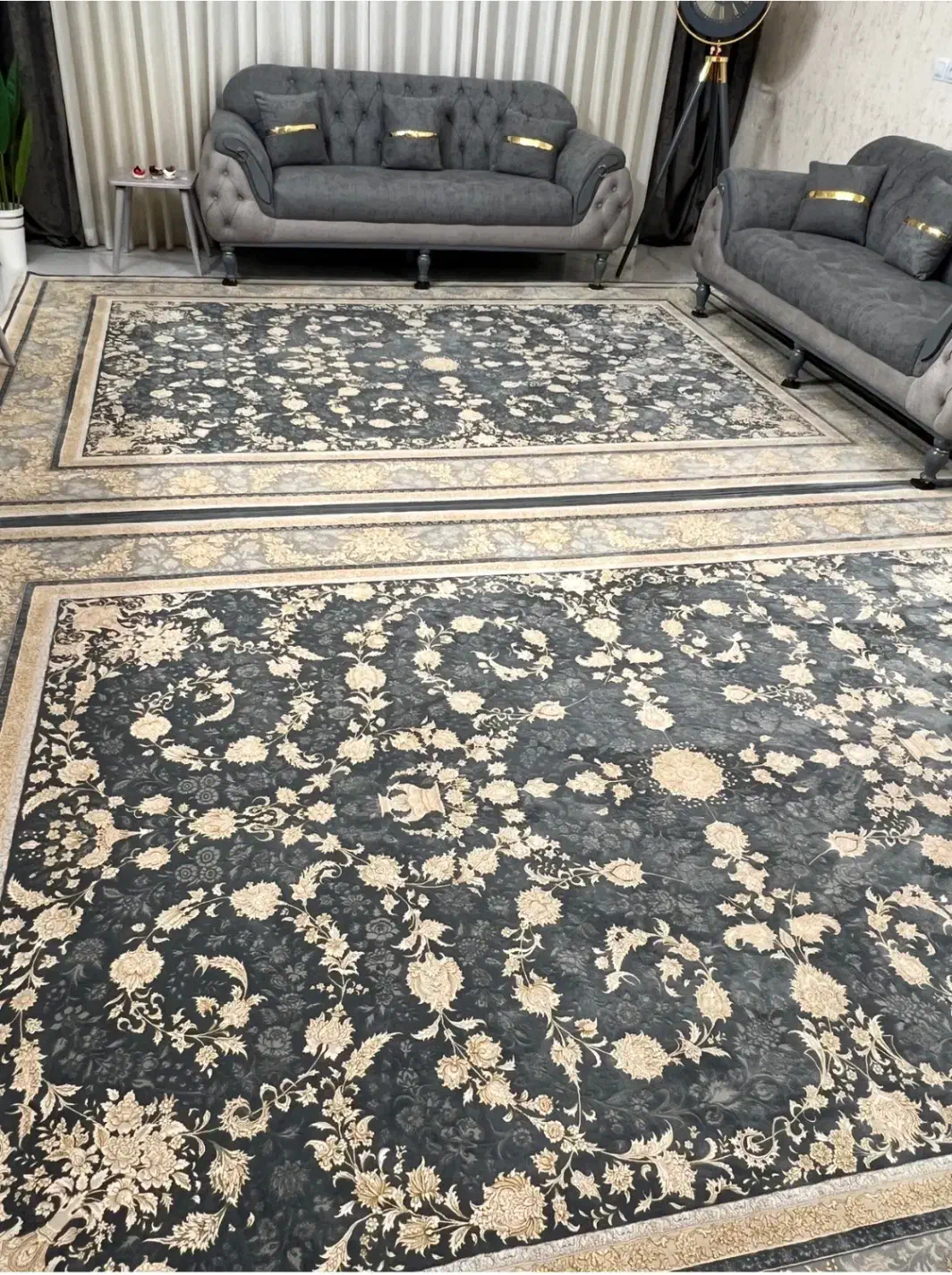 فرش ۹ متر ۱۲۰۰ شانه در حد نو|فرش|ری, دیلمان|دیوار