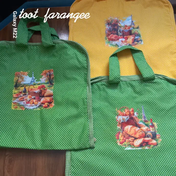 سرویس آشپزخانه پنلی دمکنی دستگیره کیسه نان سبزی|سفره، حوله، دستمال آشپزخانه|مشهد, الهیه|دیوار