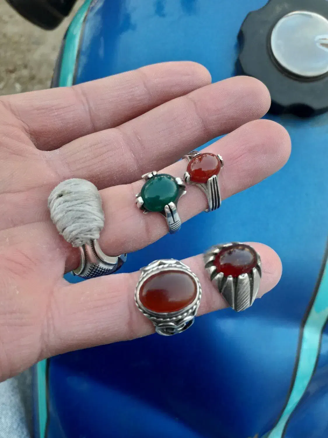 انگشتر نقره.|جواهرات|ورامین, ورامین|دیوار