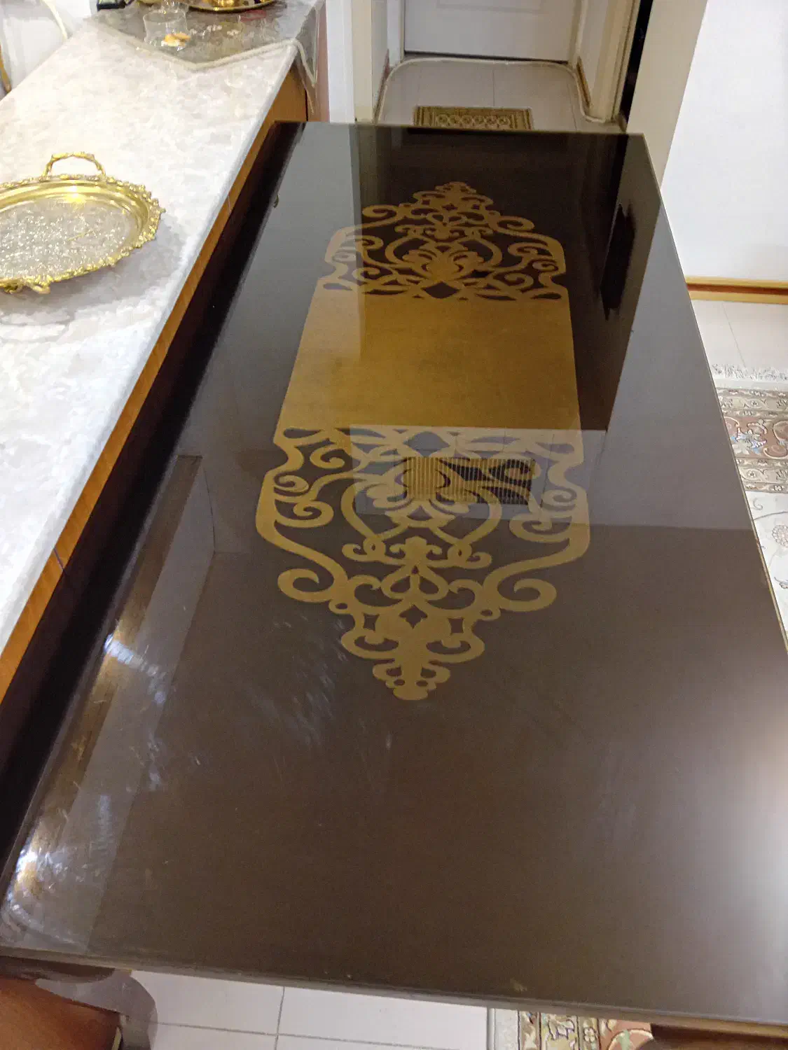 میز ناهارخوری ۸ نفره|میز و صندلی غذاخوری|کاشان, شهرک خاتم الانبیا (مسکن ملی کاشان)|دیوار