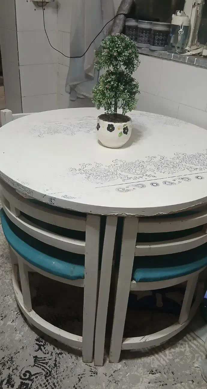 میز نهار خوری|میز و صندلی غذاخوری|کرمانشاه, |دیوار