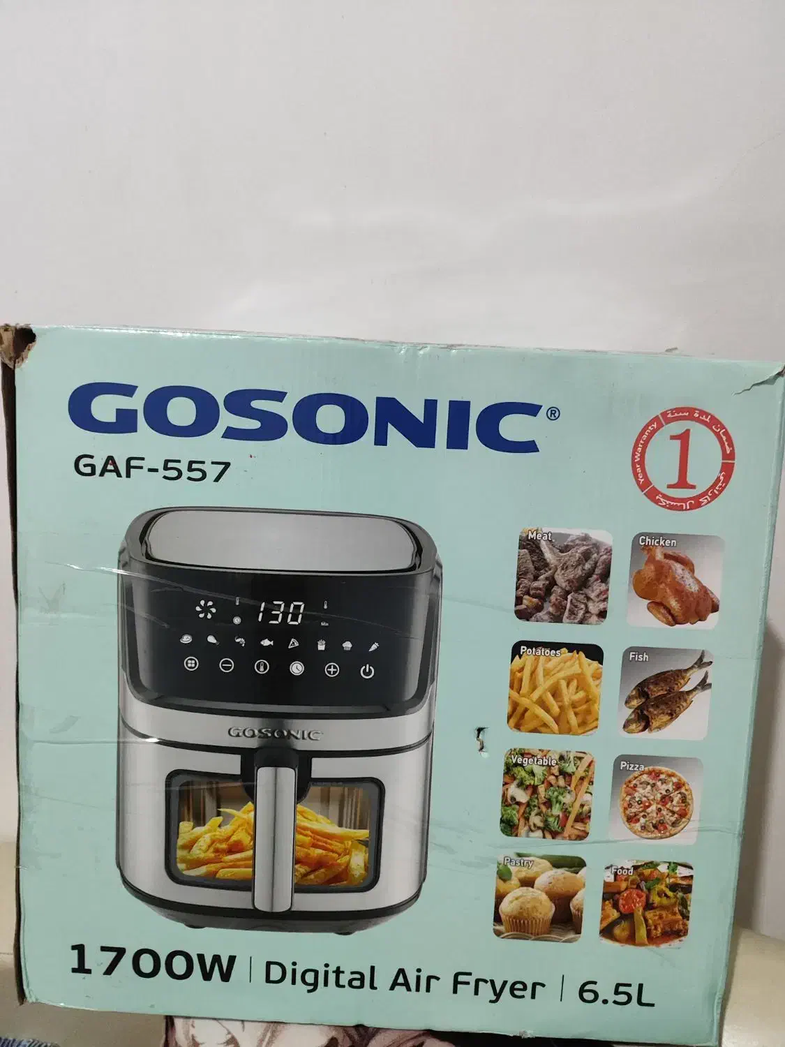 سرخکن بدون روغن گاسونیک۶.۵لیتری مدل۵۵۷|اجاق گاز و لوازم برقی پختوپز|کهریزک, |دیوار