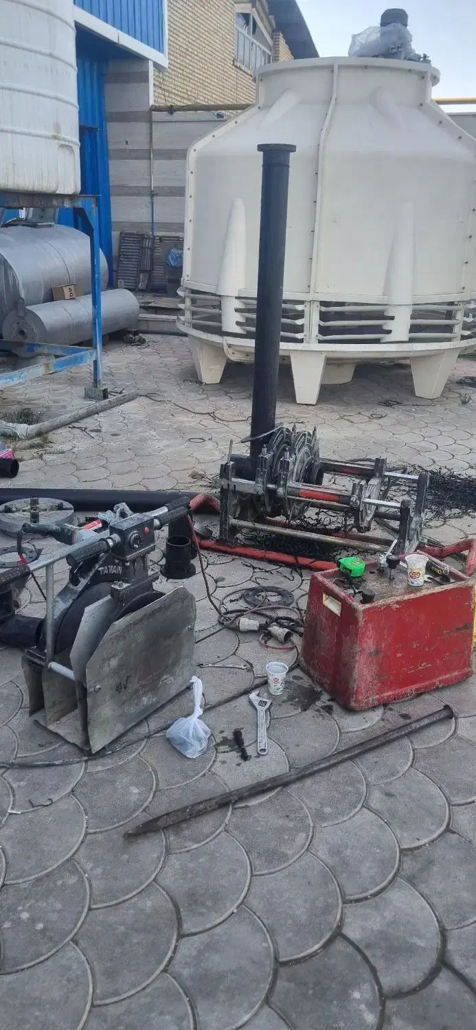 پیمانکاری وجوشکاری لب به لب لوله های پلی اتیلن|خدمات پیشه و مهارت|نیاسر, |دیوار