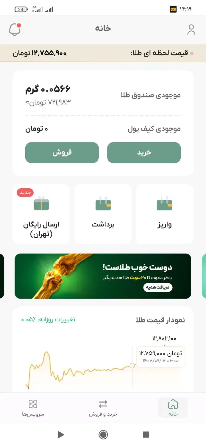 ثبت نام کن طلا ببر|کارت هدیه و تخفیف|تهران, امام زاده عبدالله|دیوار