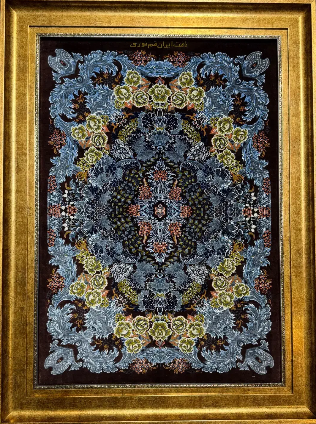 تابلوی ابریشم قم|تابلو فرش|تهران, پاسداران|دیوار