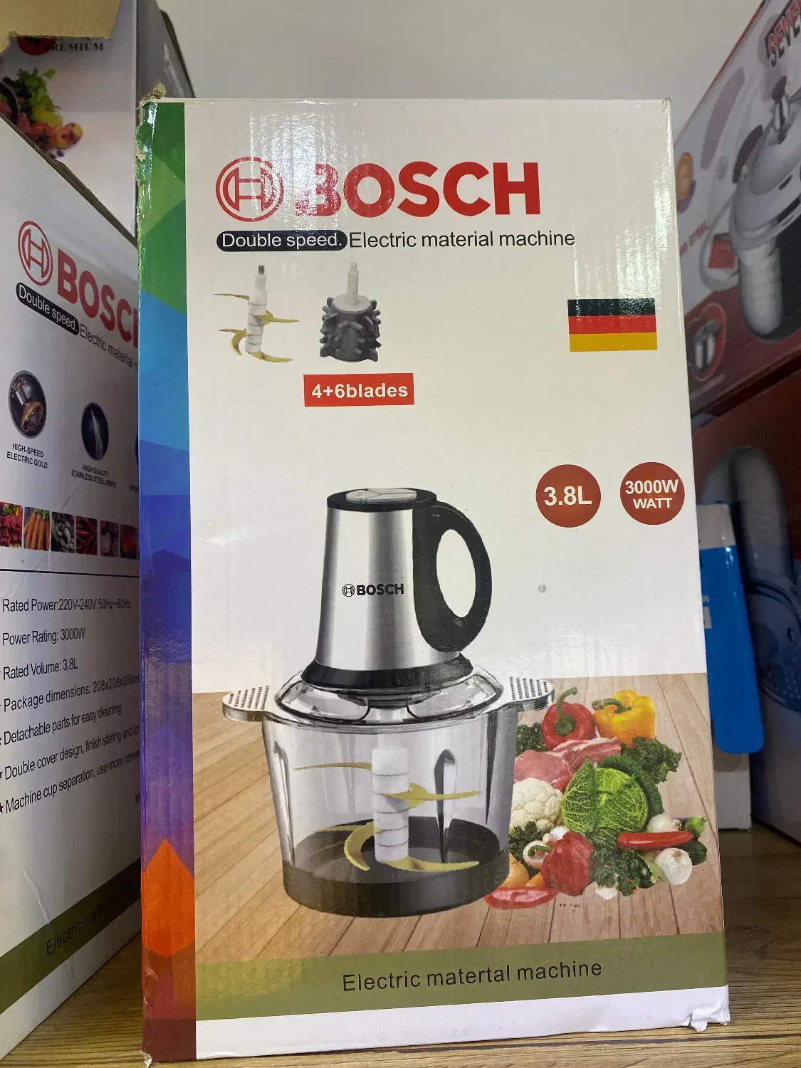 غذا ساز و خردکن مارک بوش دوازده تیغه|خردکن، آسیاب، غذاساز|شیراز, معالیآباد|دیوار