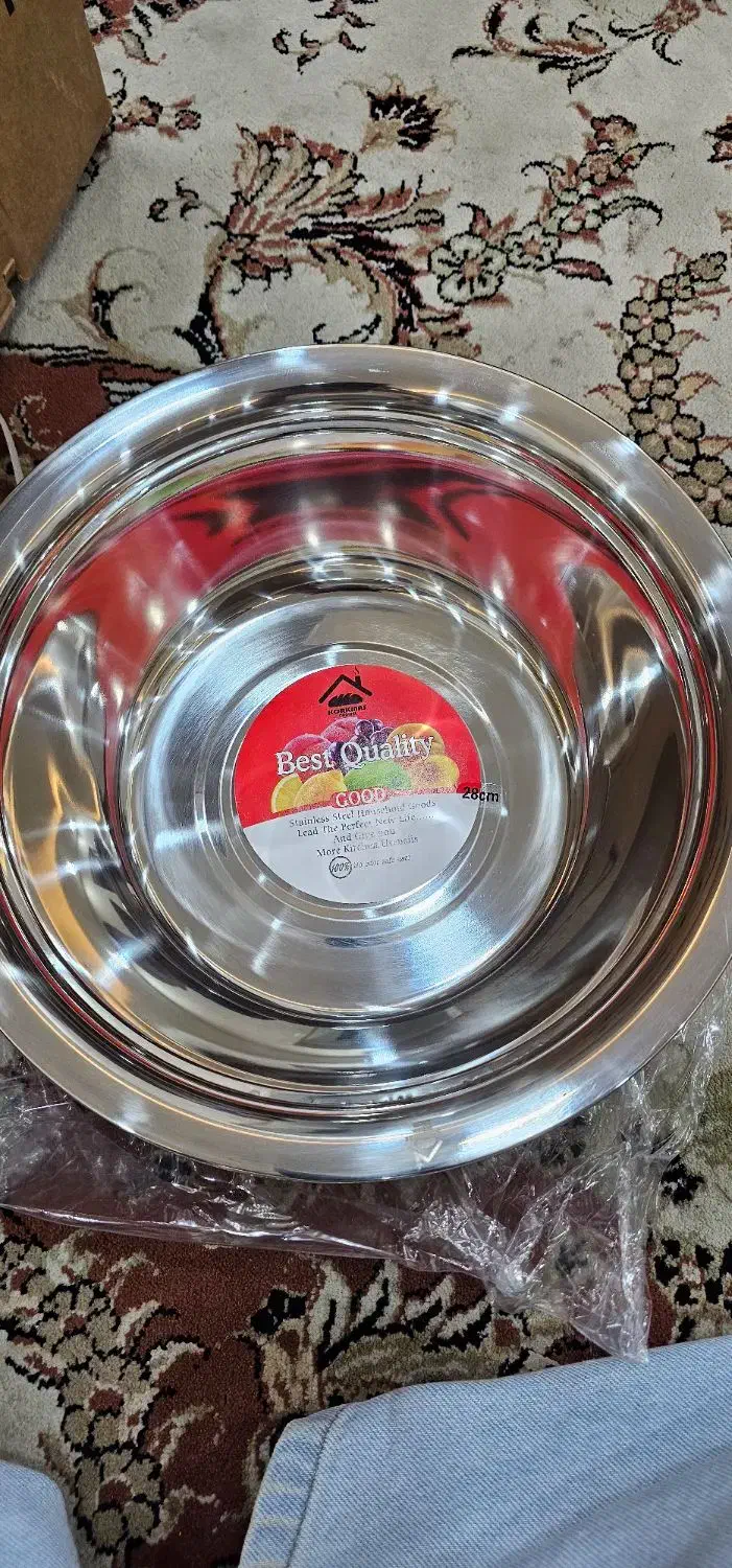 ابکش و لگن استیل برند ترک|ظروف سرو و پذیرایی|بندر ماهشهر, |دیوار