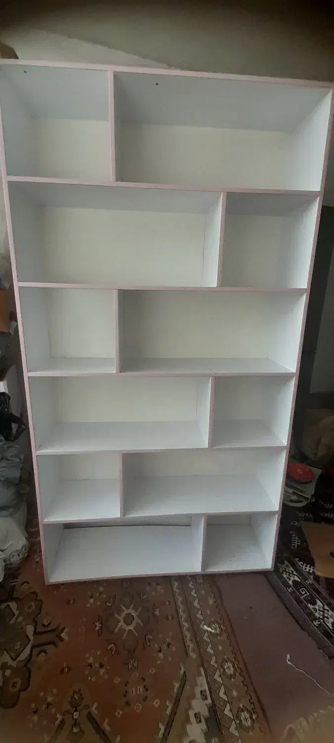 قفسه mdf|کتابخانه، شلف، قفسههای دیواری|گنبد کاووس, |دیوار