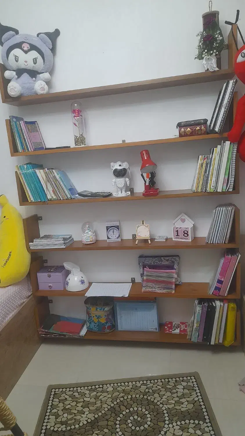 کتابخانه|کتابخانه، شلف، قفسه‌های دیواری|قزوین, |دیوار