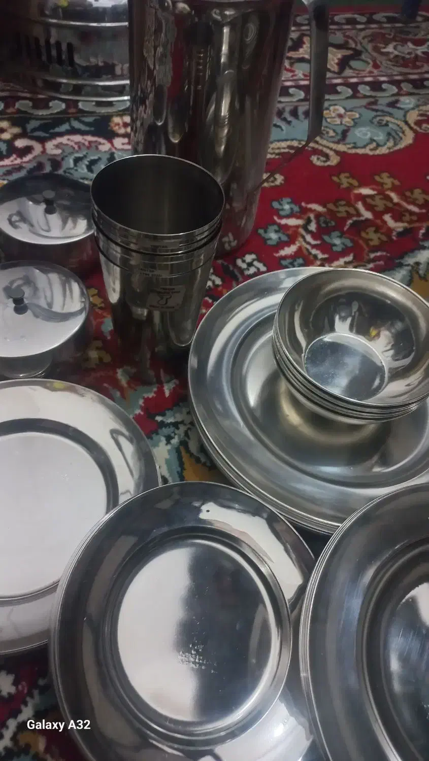 سرویس استیل|ظروف سرو و پذیرایی|مشهد, خواجه ربیع|دیوار