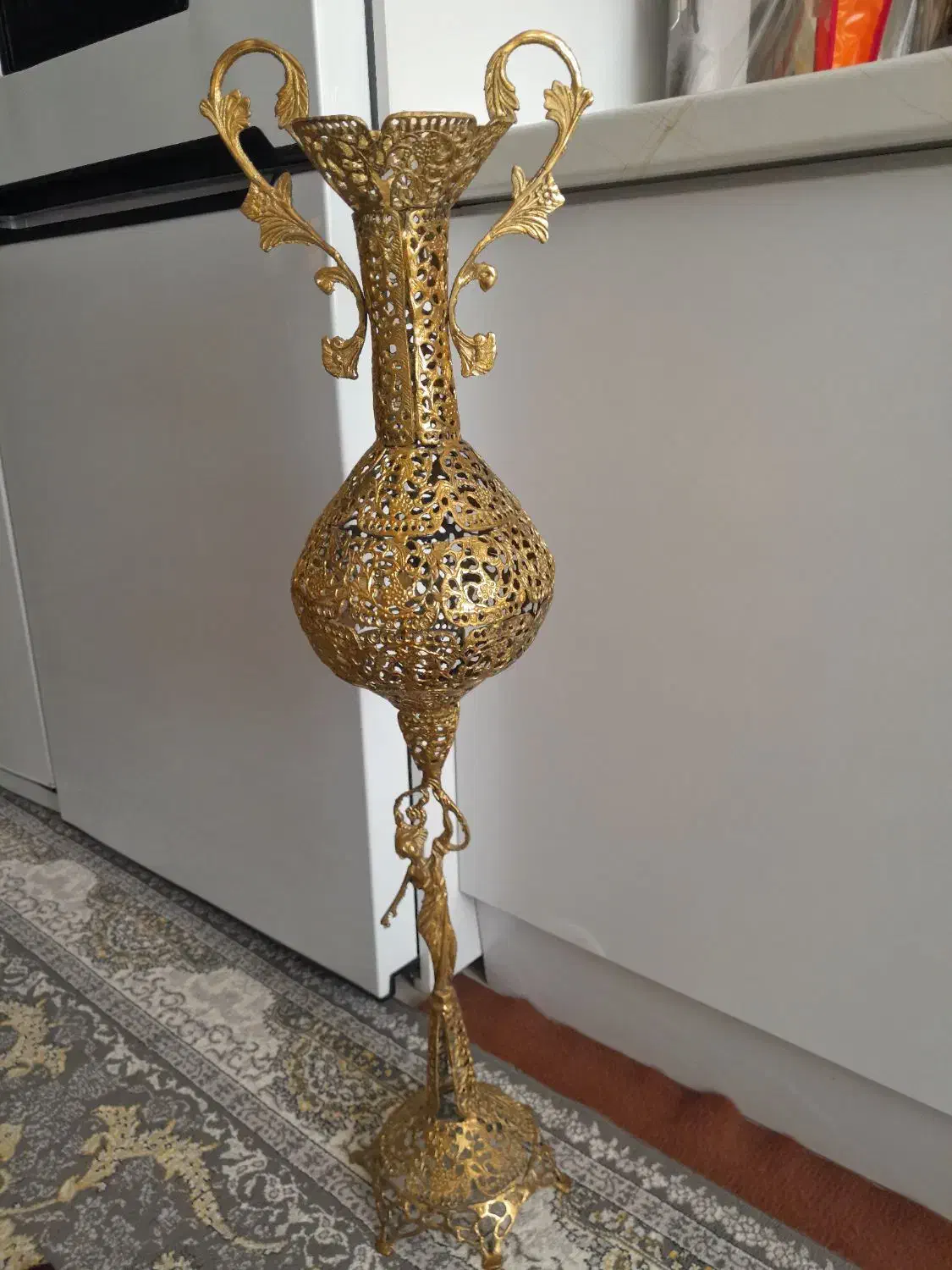 گلدان برنز|صنایع دستی و سایر لوازم تزئینی|رباط‌کریم, شترخوار|دیوار