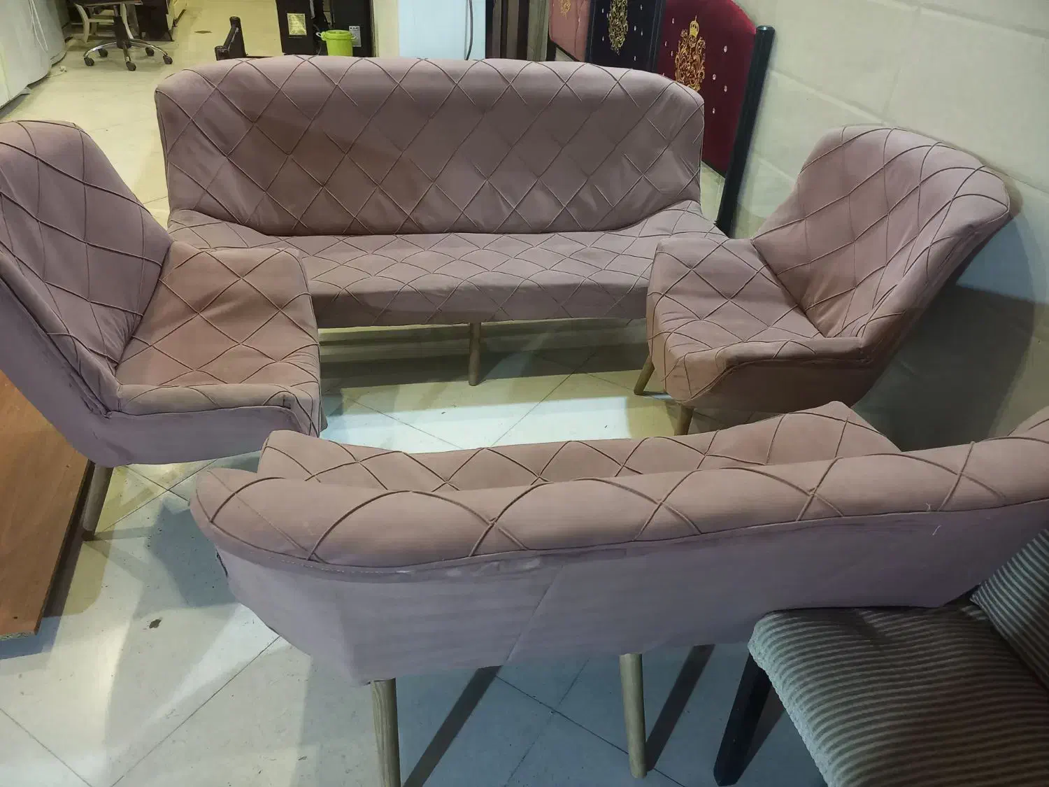 مبل قایقی|مبلمان خانگی و میز عسلی|یزد, |دیوار