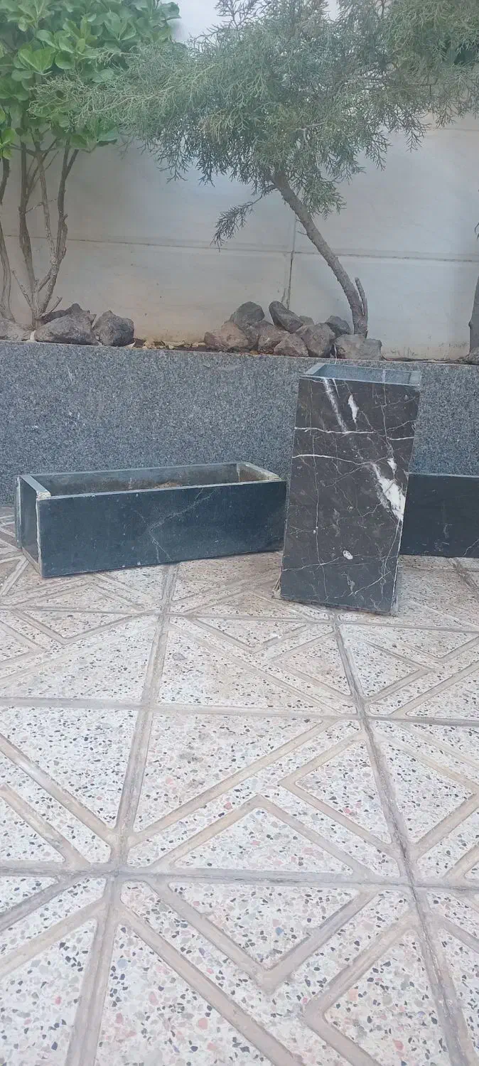 گلدان سنگی ۳عدد|صنایع دستی و سایر لوازم تزئینی|نیشابور, مازول|دیوار