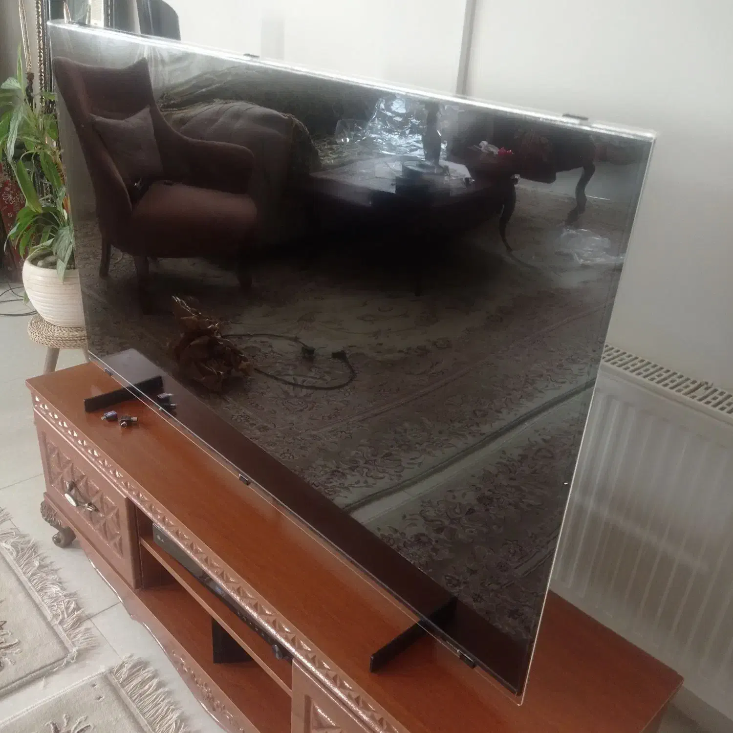 تلویزیون ۵۵اینچ|تلویزیون و پروژکتور|همدان, |دیوار