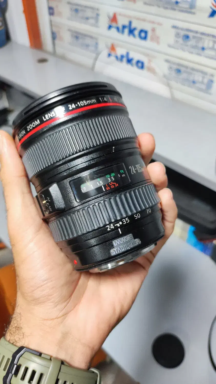 لنز ۲۴ ۱۰۵ کانن canon|دوربین عکاسی و فیلم‌برداری|سلمان‌شهر, |دیوار