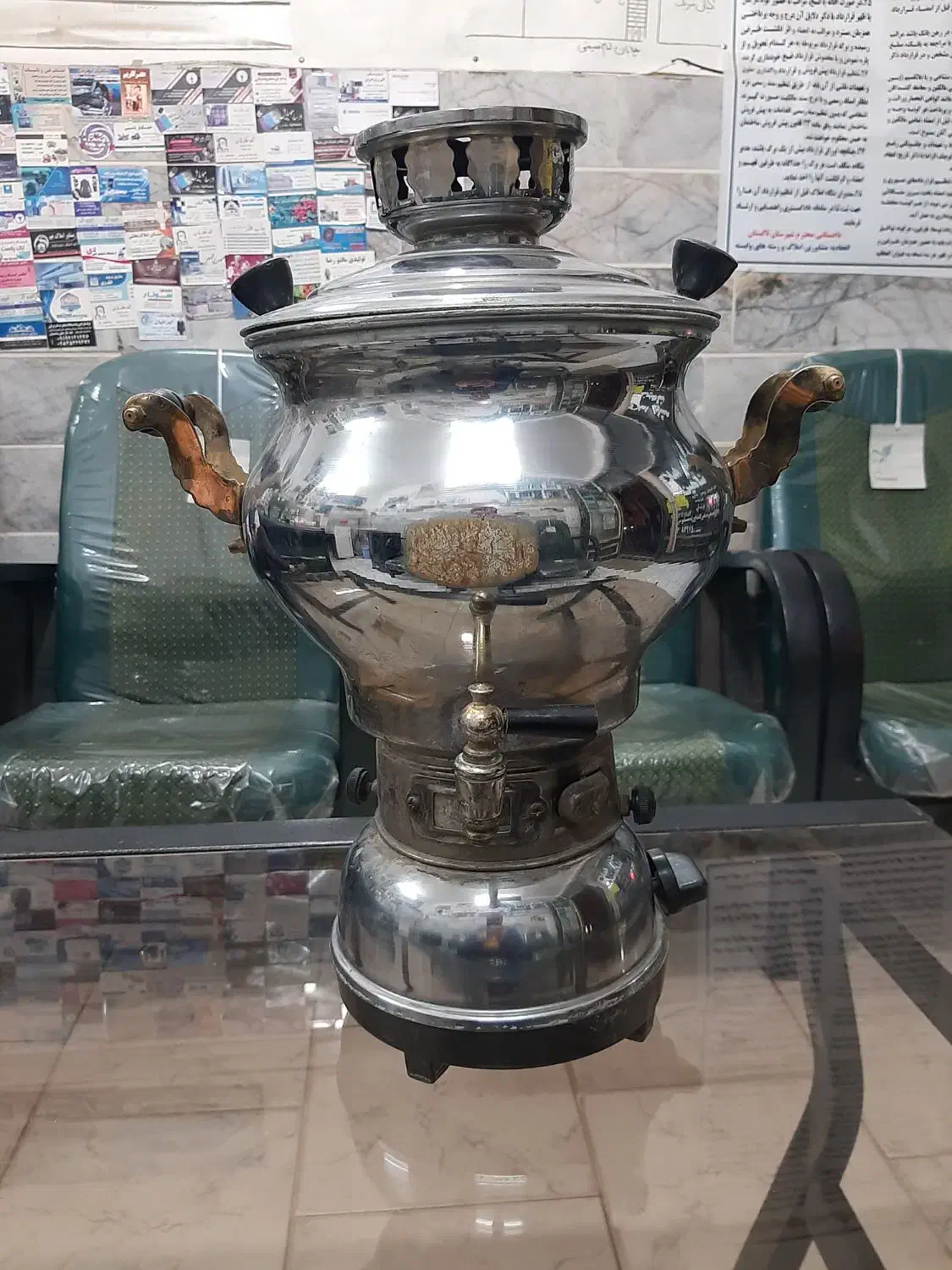 فروش سماور گازی ...|سماور، چای‌ساز، قهوه‌ساز|تاکستان, |دیوار