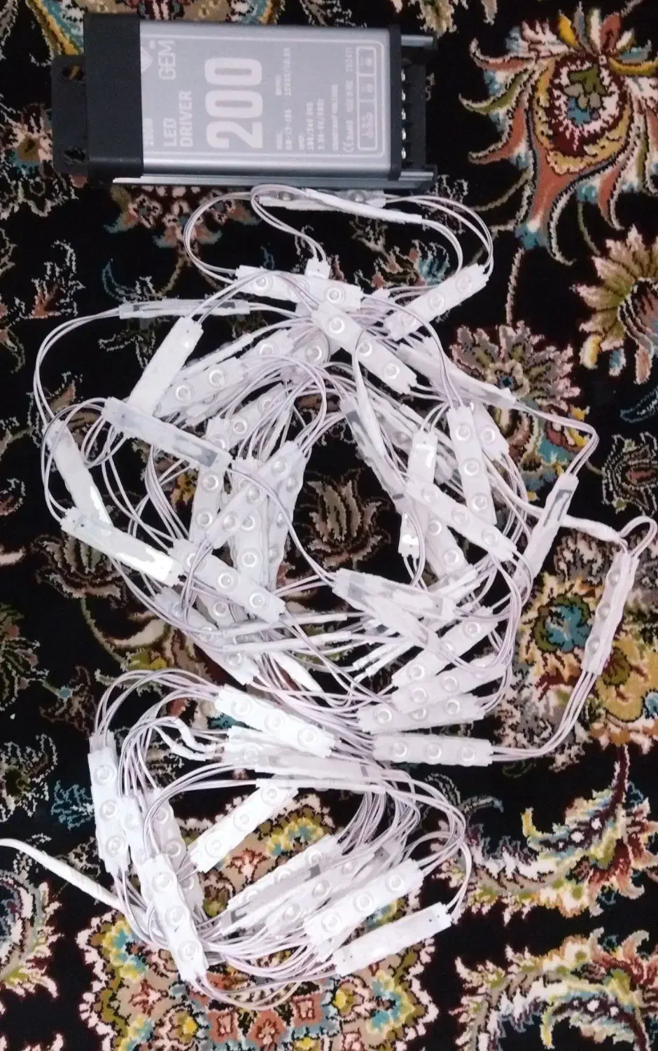 لامپ ال ای دی بلوکی ۱۲ولت|ریسه و چراغ تزئینی|بانه, |دیوار