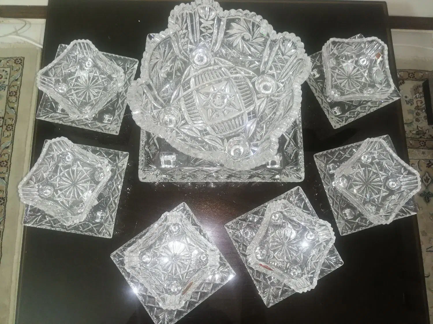 کریستال اصلی چک|ظروف سرو و پذیرایی|فیروزکوه, |دیوار