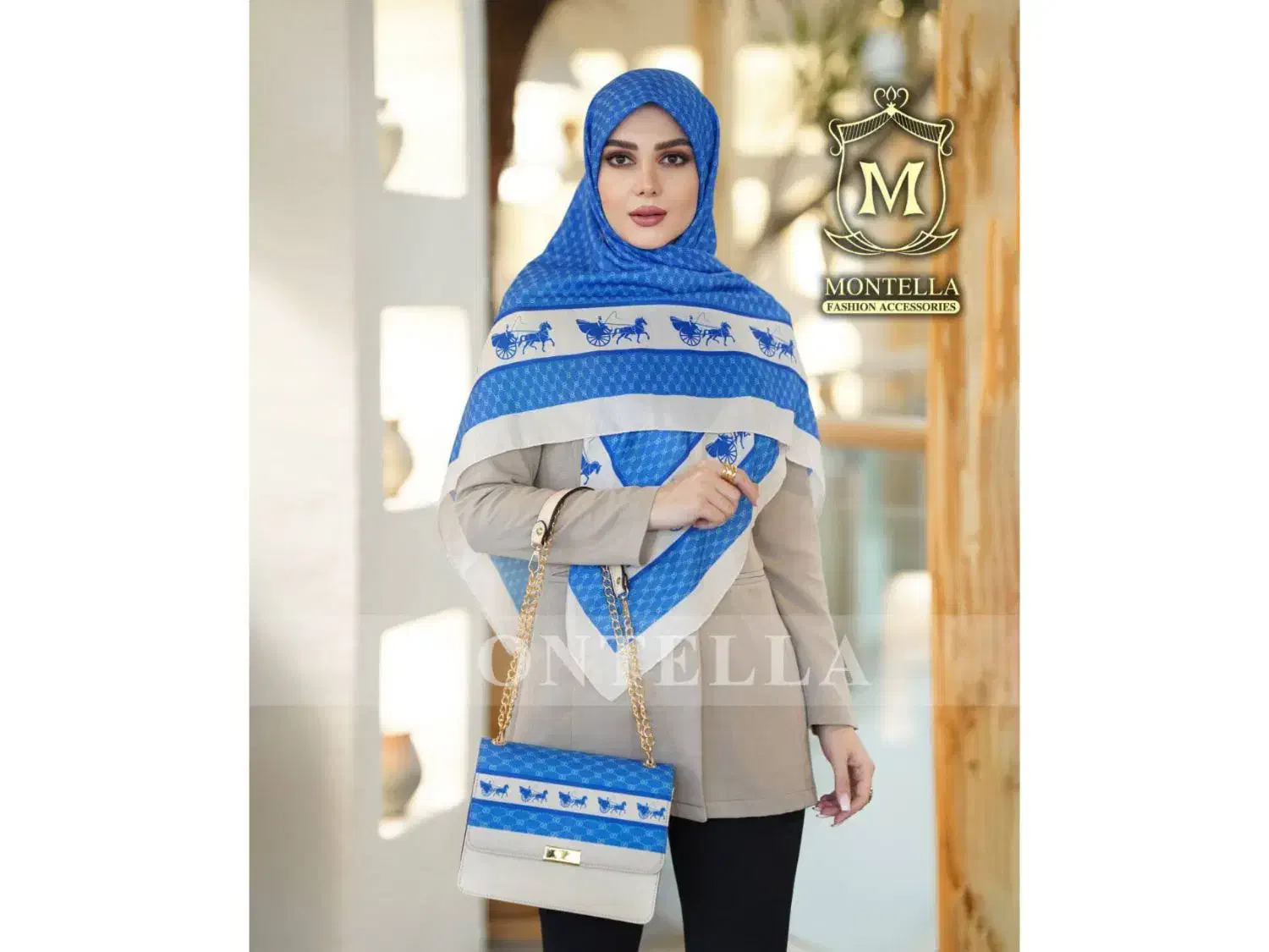 ست کیف وروسری نخی شیک و پوشیده|لباس|یزد, |دیوار