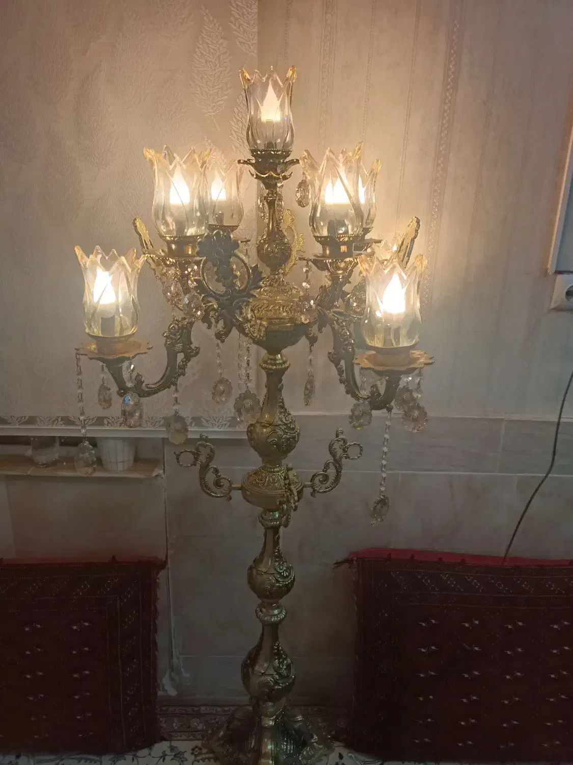 لوستر کنار سالنی|چراغ خواب و آباژور|تربتحیدریه, یحیی آباد|دیوار