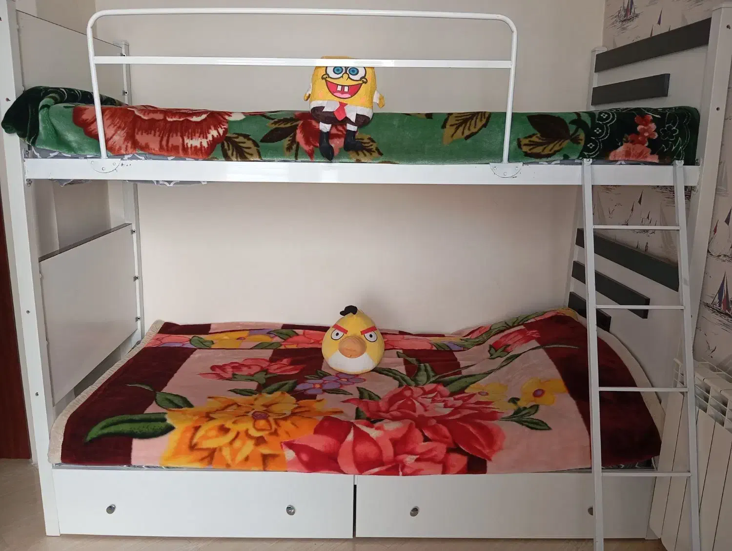 تخت خواب دو طبقه|تخت و سرویس خواب|قزوین, |دیوار